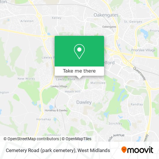 Cemetery Road (park cemetery) map