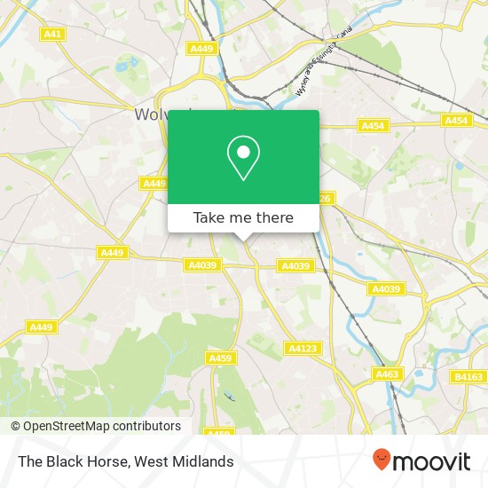 The Black Horse map