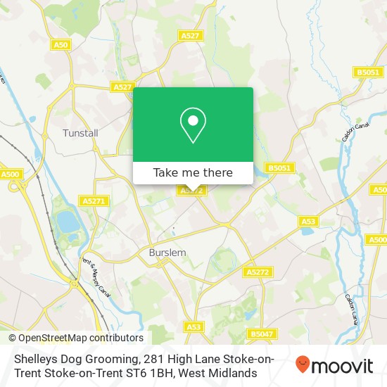 Shelleys Dog Grooming, 281 High Lane Stoke-on-Trent Stoke-on-Trent ST6 1BH map