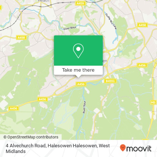 4 Alvechurch Road, Halesowen Halesowen map