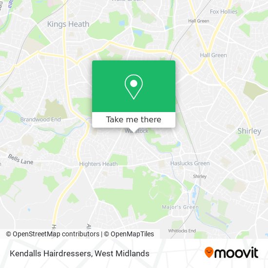 Kendalls Hairdressers map