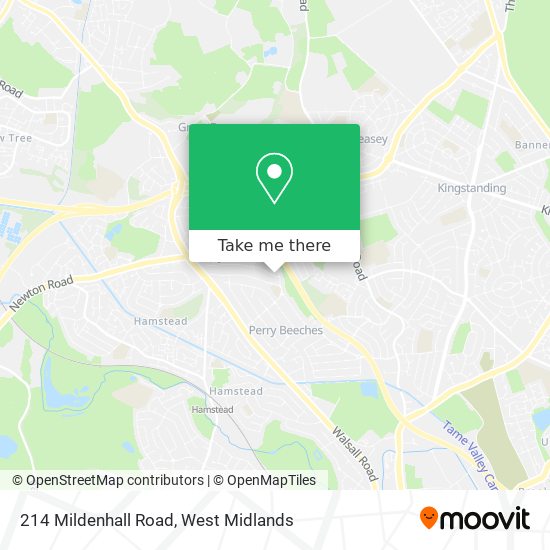 214 Mildenhall Road map