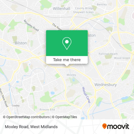 Moxley Road map