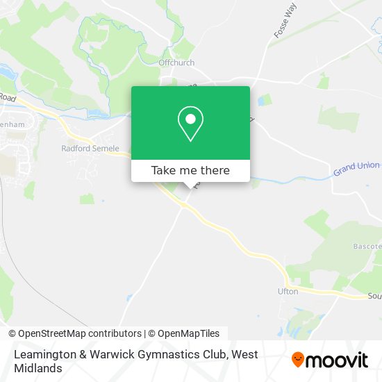 Leamington & Warwick Gymnastics Club map
