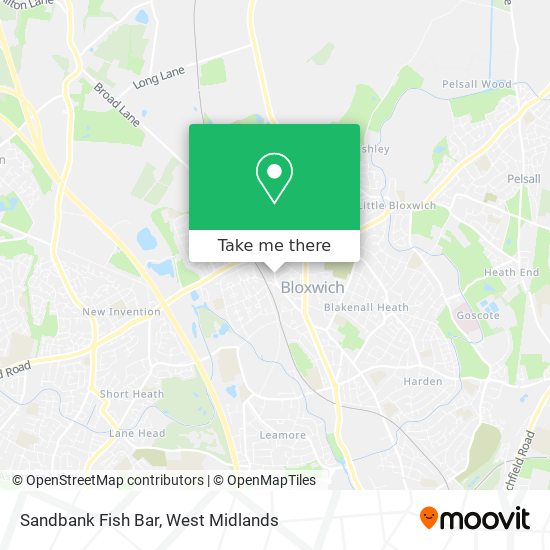 Sandbank Fish Bar map