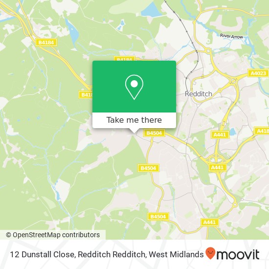 12 Dunstall Close, Redditch Redditch map