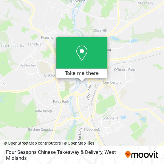 Four Seasons Chinese Takeaway & Delivery map