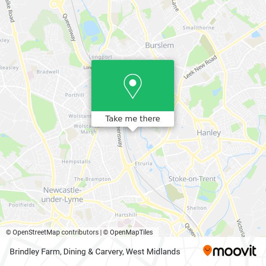 Brindley Farm, Dining & Carvery map
