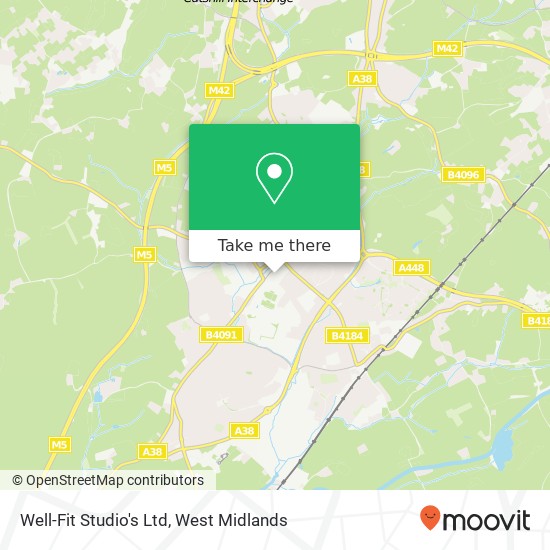 Well-Fit Studio's Ltd map