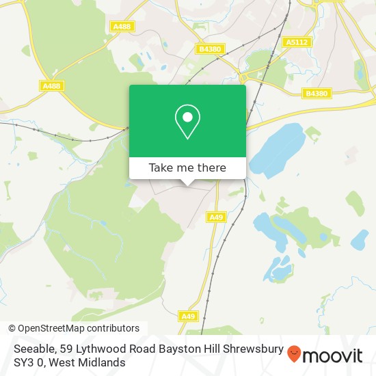 Seeable, 59 Lythwood Road Bayston Hill Shrewsbury SY3 0 map