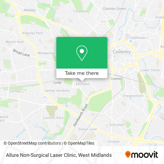 Allure Non-Surgical Laser Clinic map