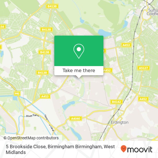 5 Brookside Close, Birmingham Birmingham map