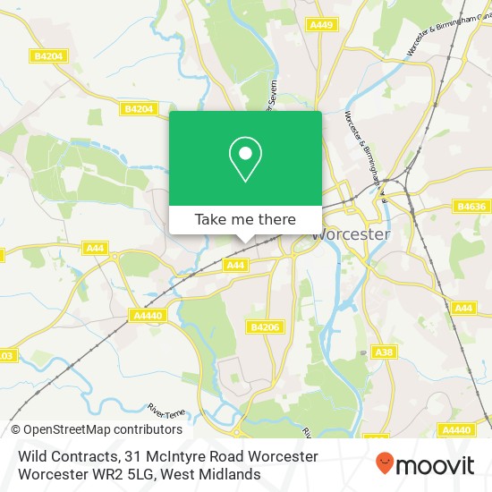 Wild Contracts, 31 McIntyre Road Worcester Worcester WR2 5LG map