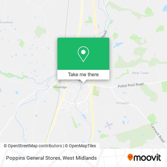 Poppins General Stores map