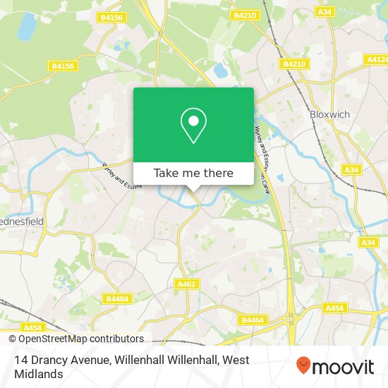 14 Drancy Avenue, Willenhall Willenhall map