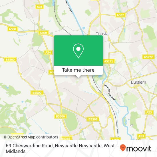 69 Cheswardine Road, Newcastle Newcastle map