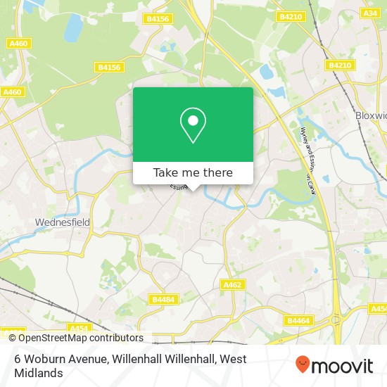 6 Woburn Avenue, Willenhall Willenhall map