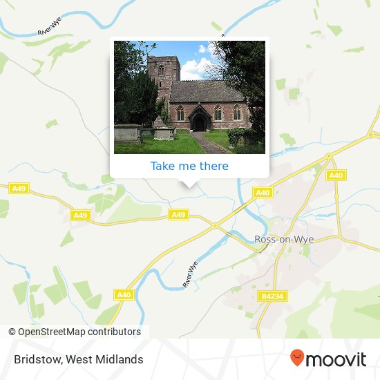 Bridstow map