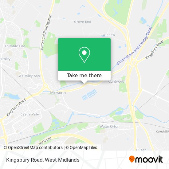 Kingsbury Road map