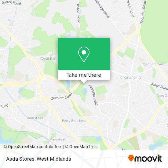 Asda Stores map
