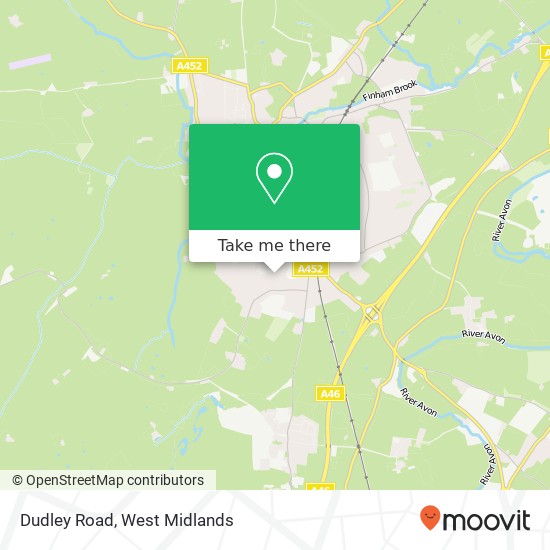 Dudley Road map