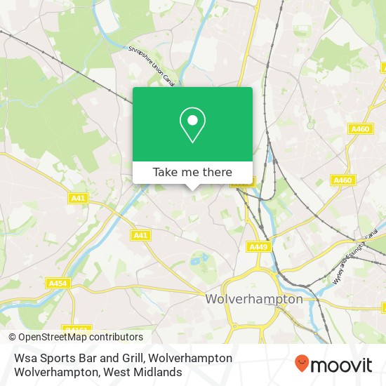 Wsa Sports Bar and Grill, Wolverhampton Wolverhampton map