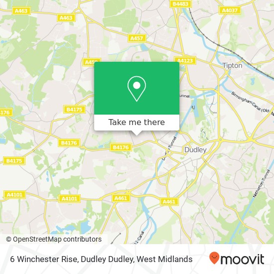 6 Winchester Rise, Dudley Dudley map