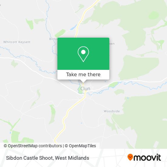 Sibdon Castle Shoot map