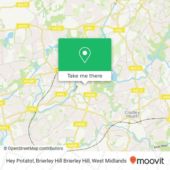 Hey Potato!, Brierley Hill Brierley Hill map