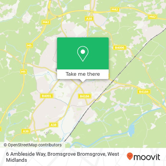 6 Ambleside Way, Bromsgrove Bromsgrove map