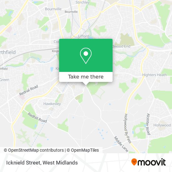 Icknield Street map