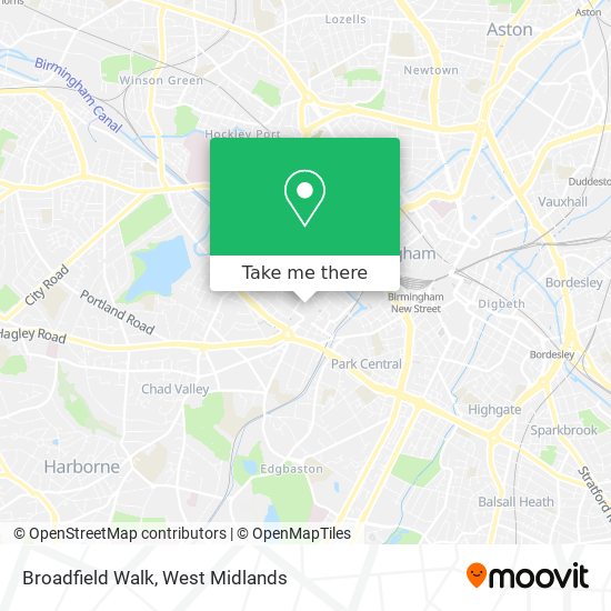 Broadfield Walk map
