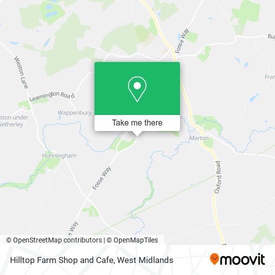 Hilltop Farm Shop and Cafe map