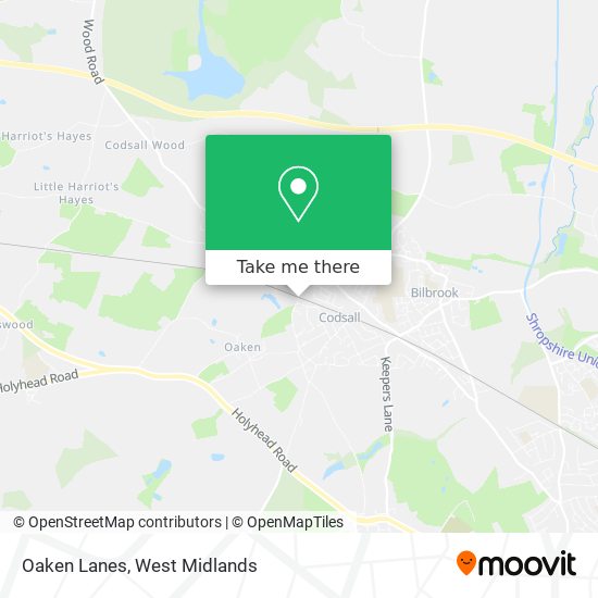 Oaken Lanes map
