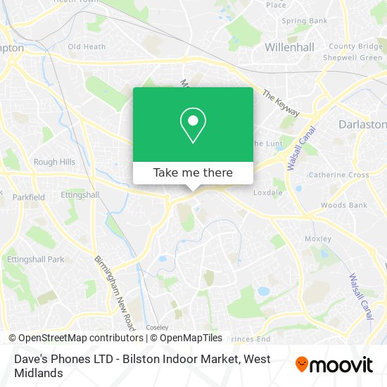 Dave's Phones LTD - Bilston Indoor Market map