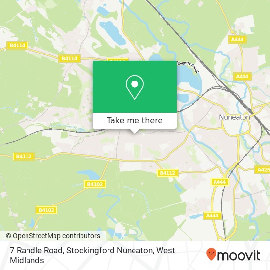 7 Randle Road, Stockingford Nuneaton map