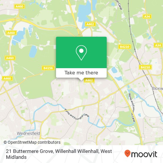 21 Buttermere Grove, Willenhall Willenhall map