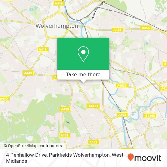4 Penhallow Drive, Parkfields Wolverhampton map