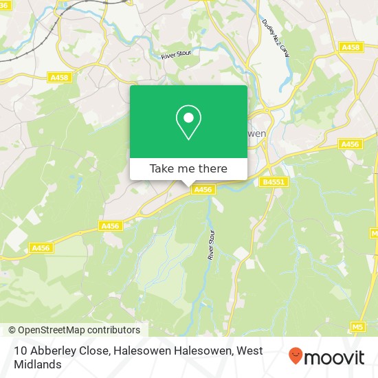 10 Abberley Close, Halesowen Halesowen map