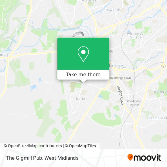 The Gigmill Pub map