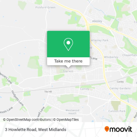 3 Howlette Road map