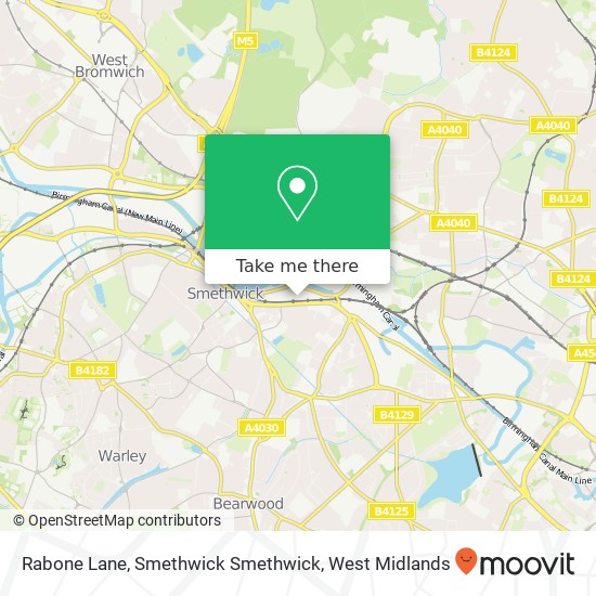 Rabone Lane, Smethwick Smethwick map