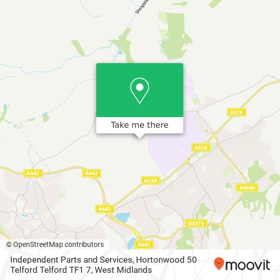 Independent Parts and Services, Hortonwood 50 Telford Telford TF1 7 map