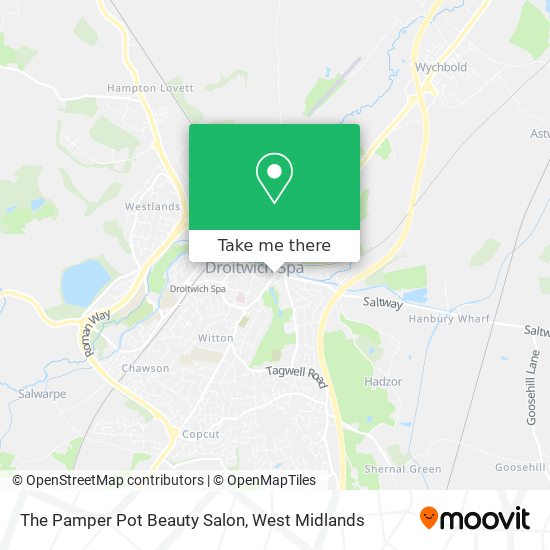 The Pamper Pot Beauty Salon map