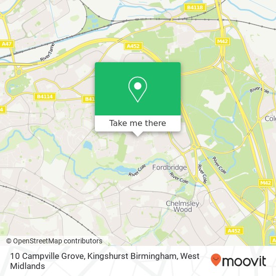 10 Campville Grove, Kingshurst Birmingham map