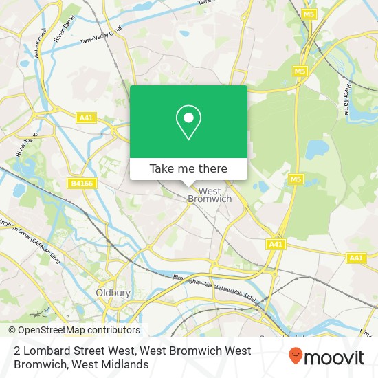 2 Lombard Street West, West Bromwich West Bromwich map