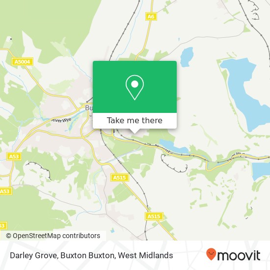 Darley Grove, Buxton Buxton map