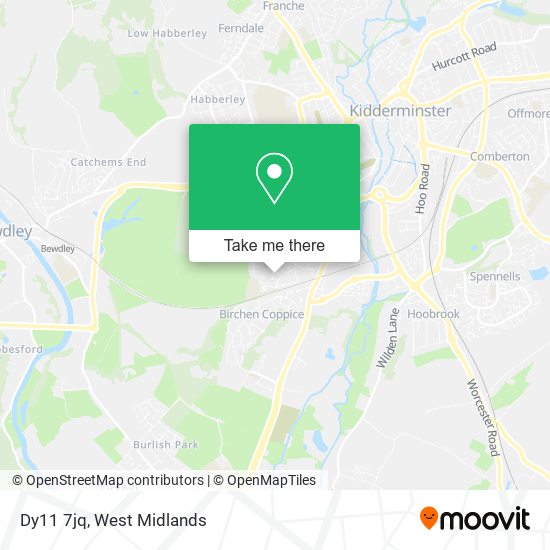 Dy11 7jq map
