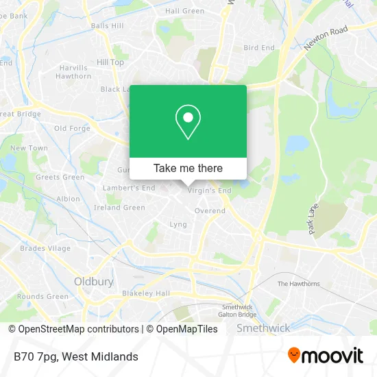 How to Get to B70 7pg in West Bromwich Central by Bus, Light Rail or Train?