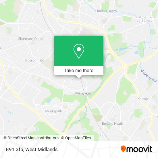 B91 3fb map